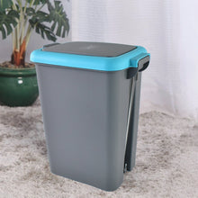 Apex Plastic Push N Pedal Dust Bin 6.5 Liters (1 Pc / Mix Color)