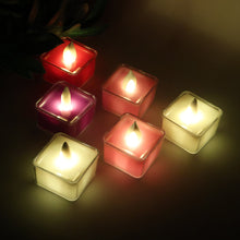 LED Flameless Decorative Tealight Candles - (6 Pc / Set)