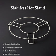 Stainless Steel Round Table Ring Hot Pot Stand (1 Pc)