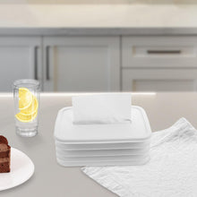 Simple Silicone Tissue Holder – Cube/Cylinder Tissue Box for Bathroom, Office