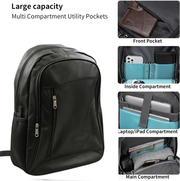 Slim, Durable Water-Resistant Unisex Laptop Backpack – College Bag