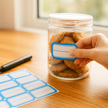 Writable Label Stickers – 50 Sheets Self-Adhesive Label