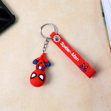 Cute Cartoon Silicone 3D Key Chain with Metal Hook & Strap (Pack of 1)